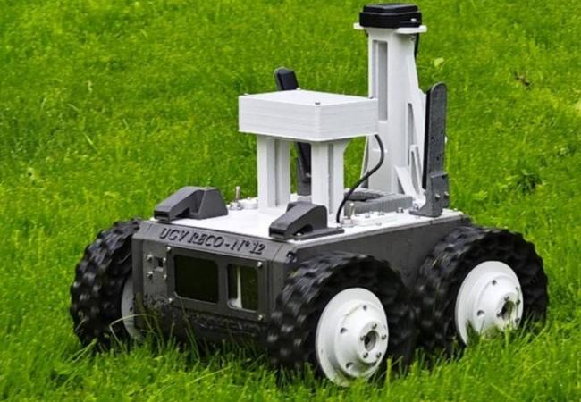 El UGV RECO en acción durante las pruebas